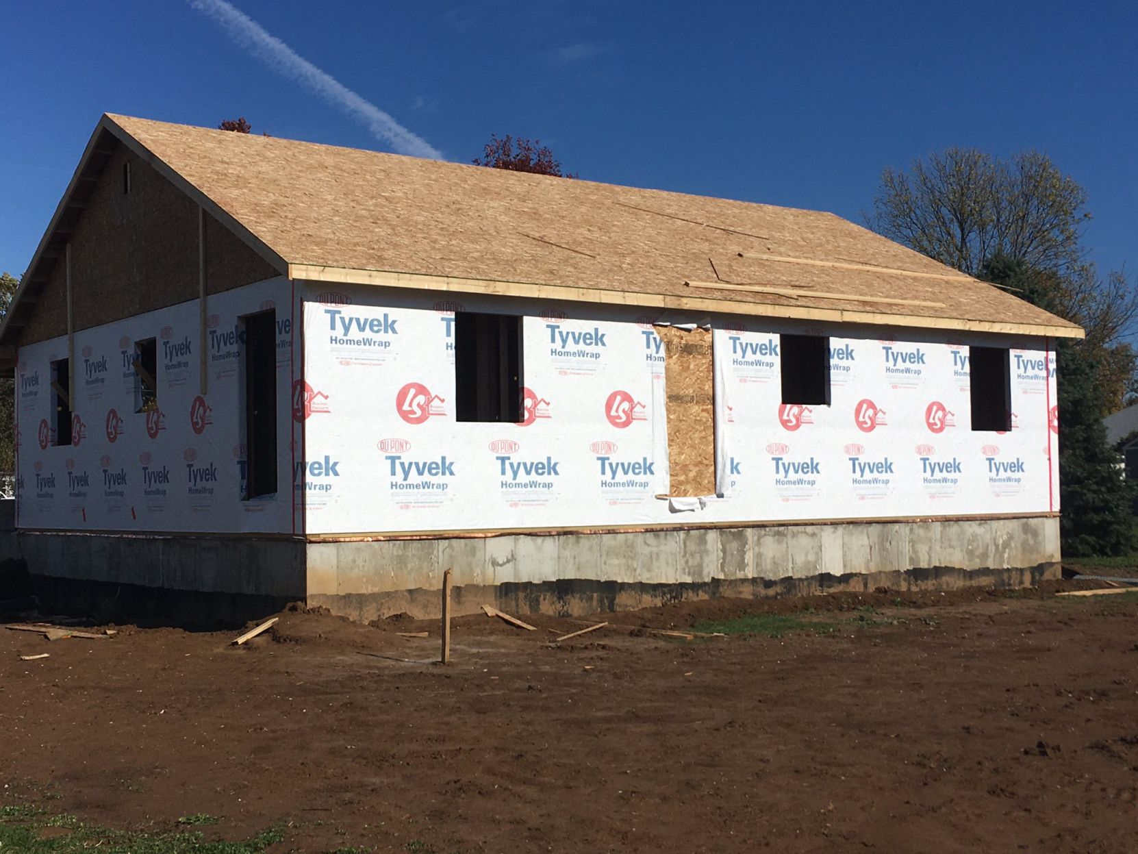 New house being built in Taylorville